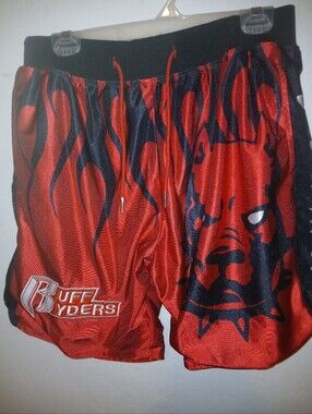 Dmx Headgear Red & Black Graphic Men’s Athletic Shorts